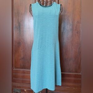 Carve Designs Teal Striped Dress